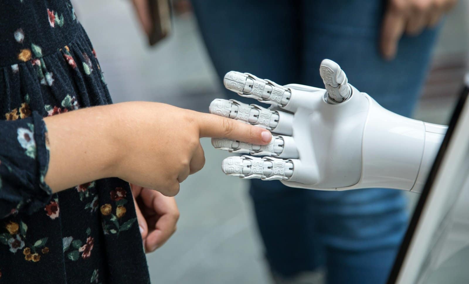 Humanoid Robot Hand Reaching Toward Human Hand