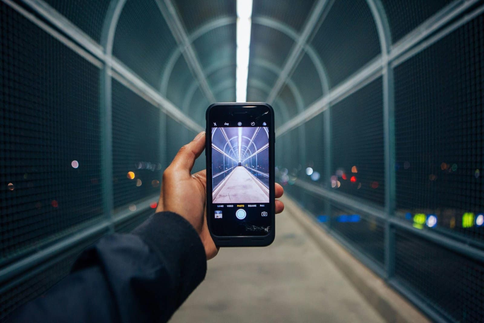 Futuristic Smartphone with Holographic Display