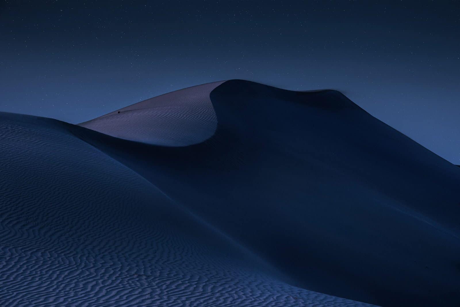 Milky Way Arch Over a Desert Dune at Midnight
