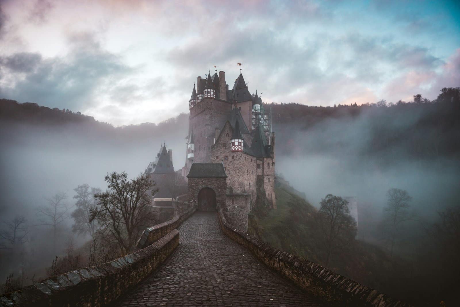 Floating Castle Above the Clouds