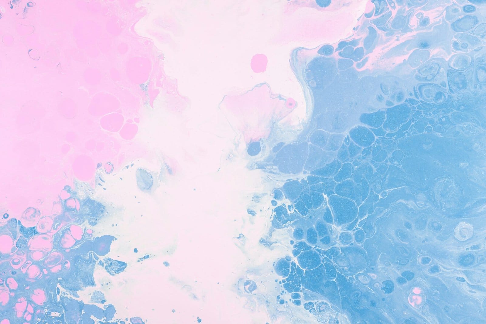 Pastel Watercolor Splashes on White Paper